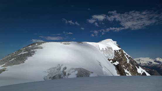 Farbus Mountain ahead