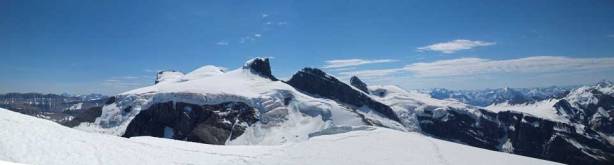 Partial summit panorama. Click to view large size.