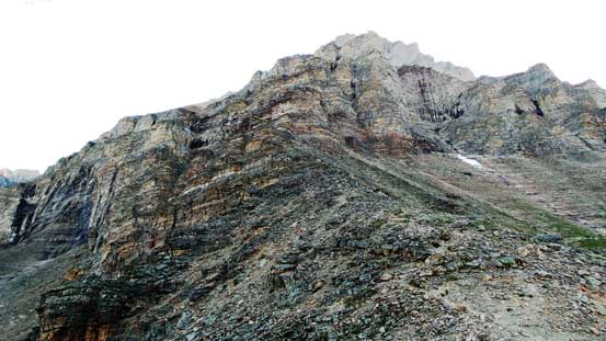 Looking ahead the Huber Ledges. I can't even tell the exact route we took...
