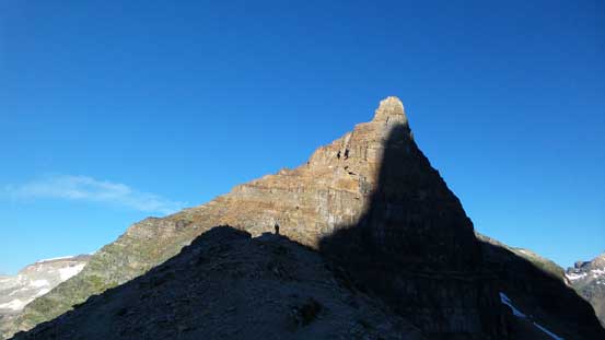 Wiwaxy Peak (East Tower) from the col