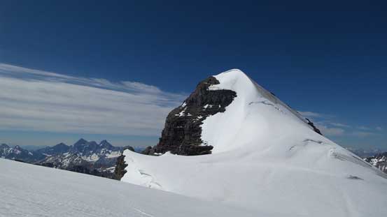 Looking back towards Mt. Huber - our next objective