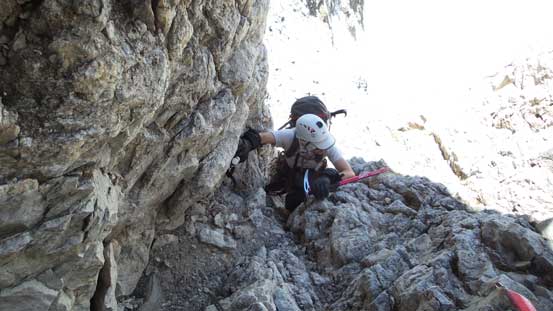 Ben coming up the chimney