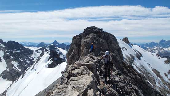 Topped out on the ridge now