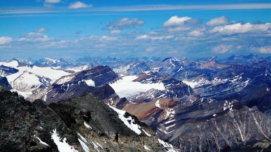 Mt. Daly and part of the Wapta Icefield