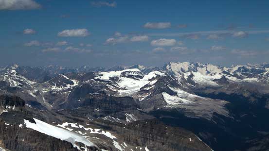 The Presidents and Mt. Mummery behind