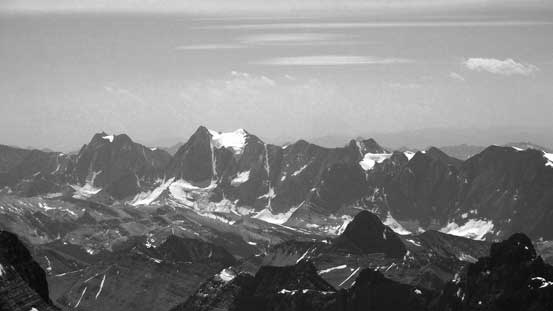 Peaks on the Rockwall in Kootenay N. Park