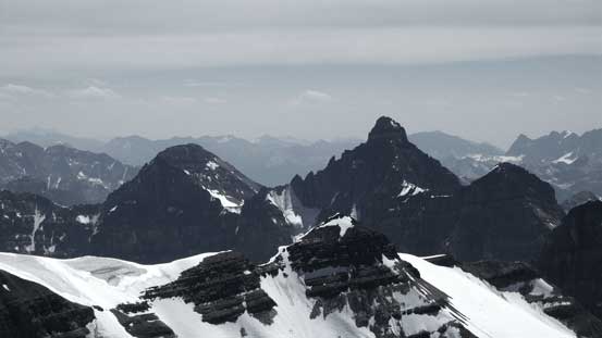 A closer look at Deltaform Mountain. To its left is Mt. Allen