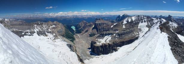 Another panorama from the summit. Click to view large size.