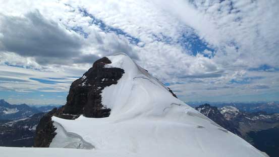 Mt. Huber seen from near Victoria/Huber col