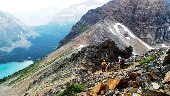 Almost back to the Wiwaxy Gap (Huber/Wiwaxy col)