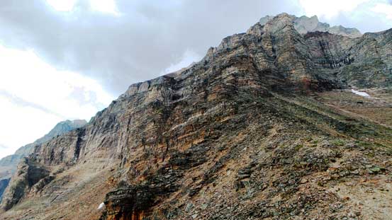 Looking back towards the Huber Ledges