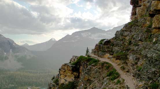 The trail. Note the weather...