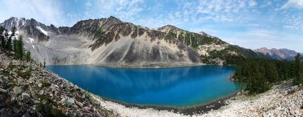 Another panorama of Aberystwyth Lake. Click to view large size.