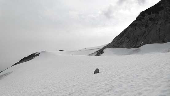 Easily ascending Centaurus Glacier