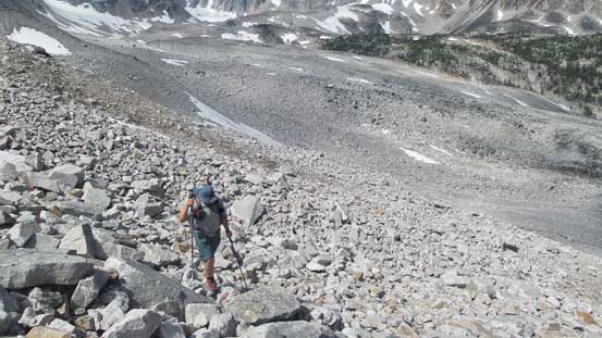 Oh the boulders. Roughly 2 km of this...