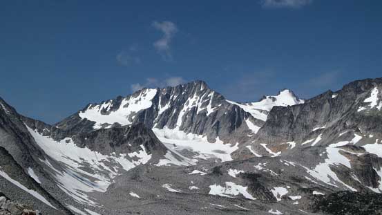 Looking back towards Mt. Alpha Centauri and North Star Peak