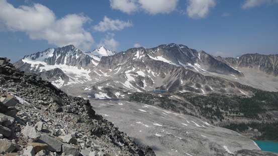 Partway up the mountain, looking towards Alpha Centauri and North Star