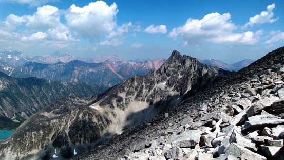 Higher up looking towards Connemara Peak