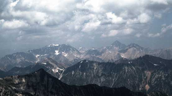 The big peak behind is Mt. Ethelbert