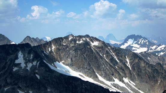 This peak in the foreground is Carmarthen Peak