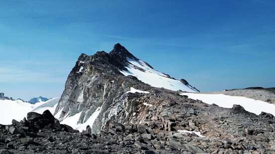 Here's our objective - Gwendoline Mountain