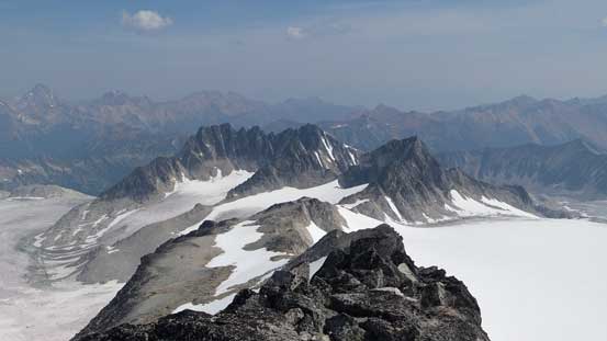 Scotch Peaks look small from here