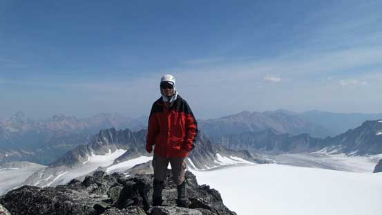 Me on the summit of Gwendoline Mountain