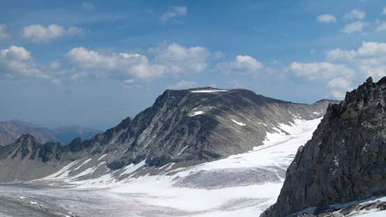 Our objective - Carmarthen Peak from North Star Glacier