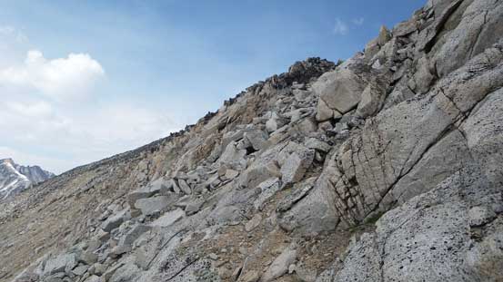 Looking upwards from the same vantage point