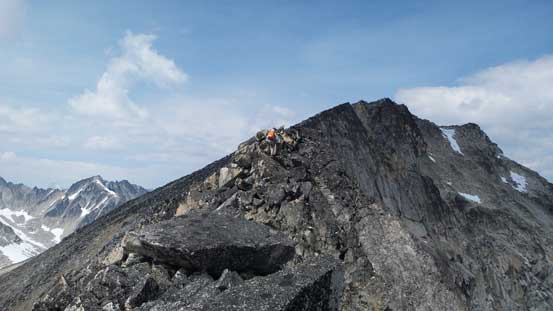 Ben on the south ridge