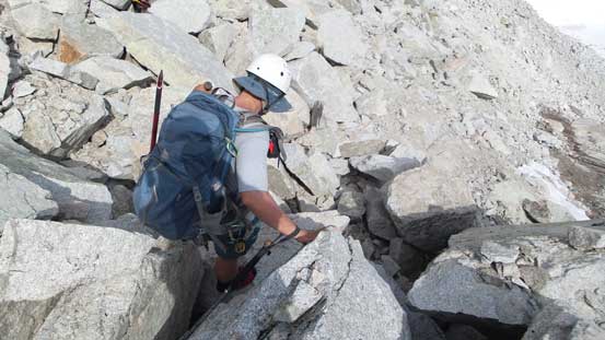 And then, the loose boulders