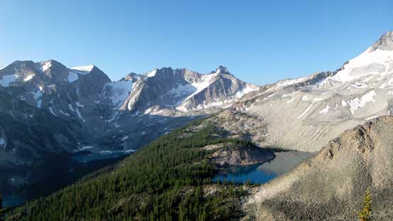 Looking back at Aberystwyth Lake and the environ 