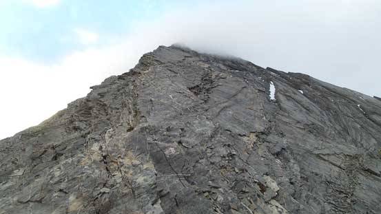 Looking ahead to the W. Ridge terrain