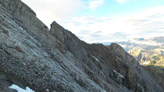 This sideway picture gives a better idea of the slope angle