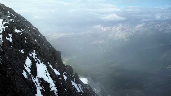 The clouds were coming in and out so we got some OK views...