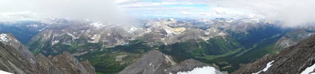 Panorama view from the W. Ridge. Click to view large size.