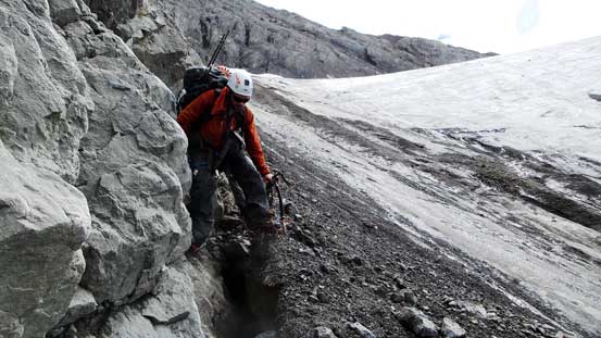 The moat provided some variety than the ice
