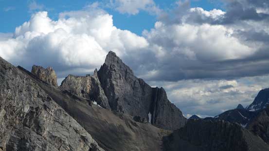 Mt. Williams looks very pointy. 