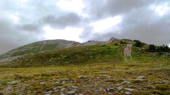 The very unimpressive McBride Peak...