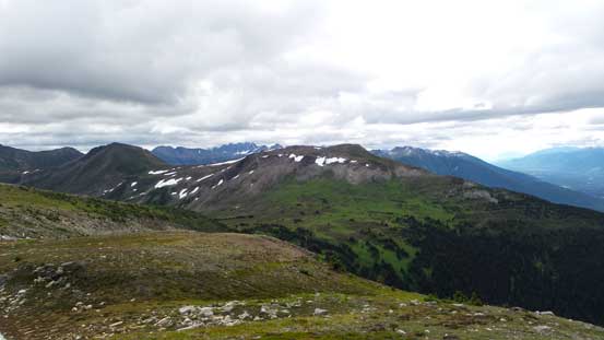 Mt. Teare is the bump in foreground