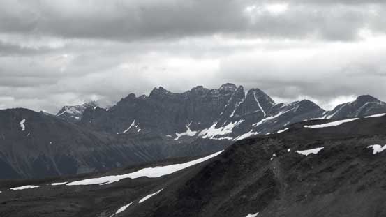 Some impressive peaks nearby are unnamed