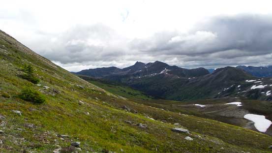 Looking towards the unofficially named McKale Peak