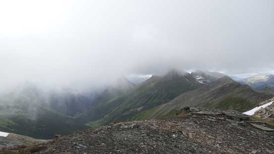 In a few seconds we were in a blizzard...