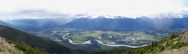 Panorama of the Trench, also Fraser River Valley