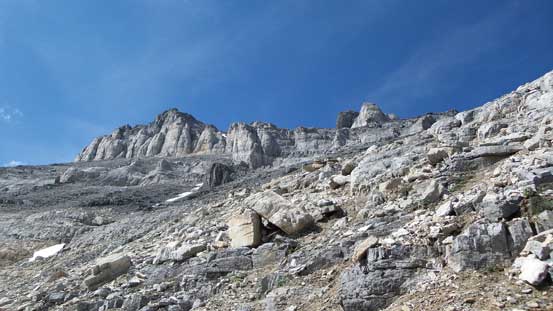 In the upper draw now, still quite a ways to go