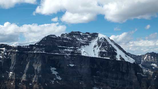 The glaciated Mt. Lefroy