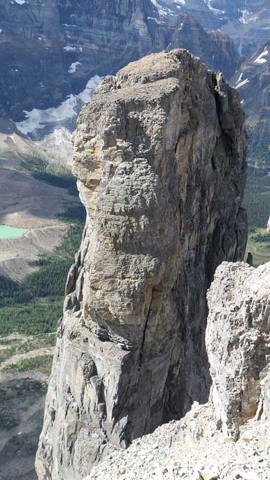 Eiffel Tower is a separate pinnacle on this mountain