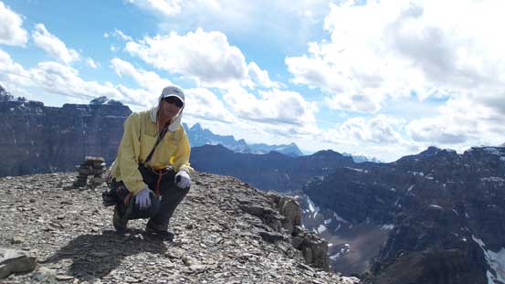 Me on the summit of Eiffel Peak