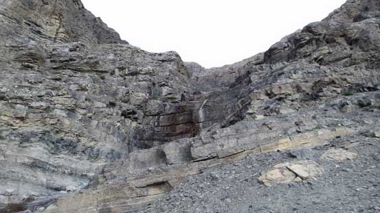 Here's the start of this amphitheatre -very typical terrain