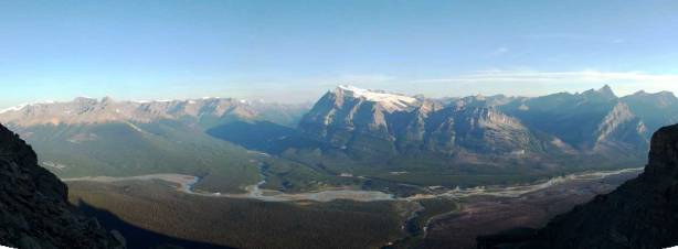 Great panorama of N. Saskatchewan River Valley